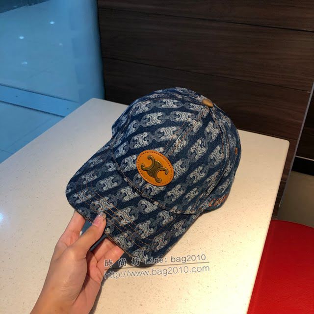 Chanel男女同款帽子 香奈兒做舊牛仔棒球帽鴨舌帽  mm1468